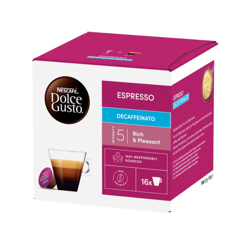 Nescafe - Espresso Decaf , 16x Dolce Gusto συμβατές κάψουλες