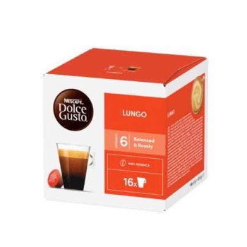 Nescafe - Espresso Lungo , 16x Dolce Gusto συμβατές κάψουλες