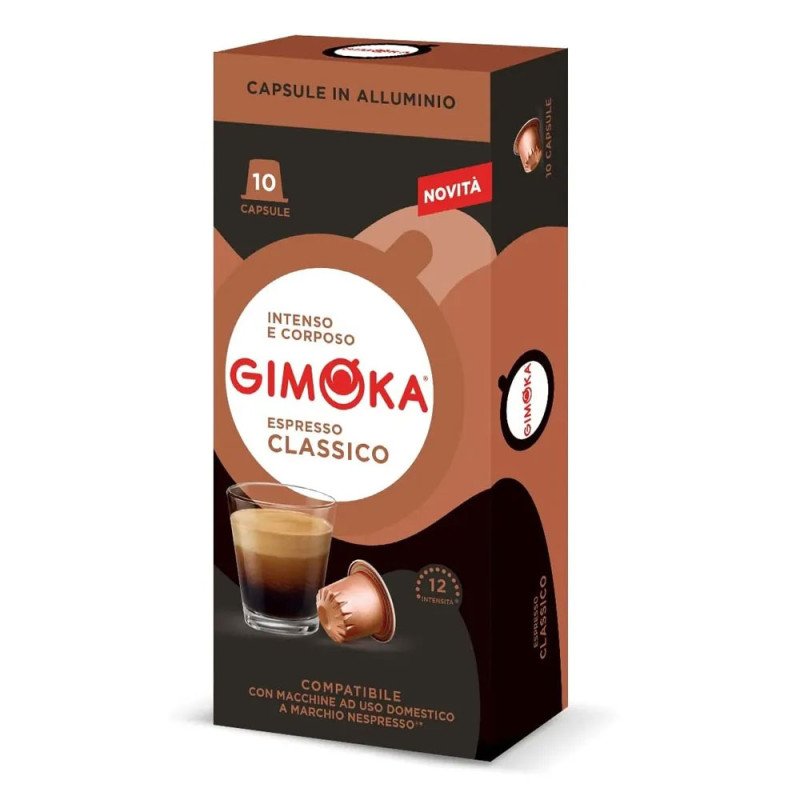 Gimoka - classico, 10x nespresso συμβατές 