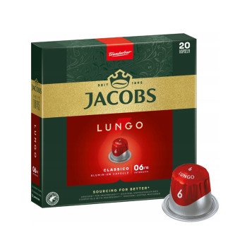 Jacobs - Classico Lungo, 20x nespresso συμβατές κάψουλες