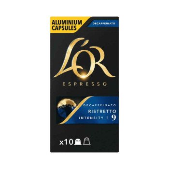 L'or - Decaffeinato ristretto, 10τμχ κάψουλες nespresso