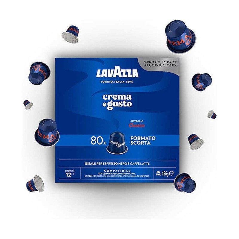 Lavazza - Crema e Gusto classico, 80τμχ nespresso συμβατές κάψουλες