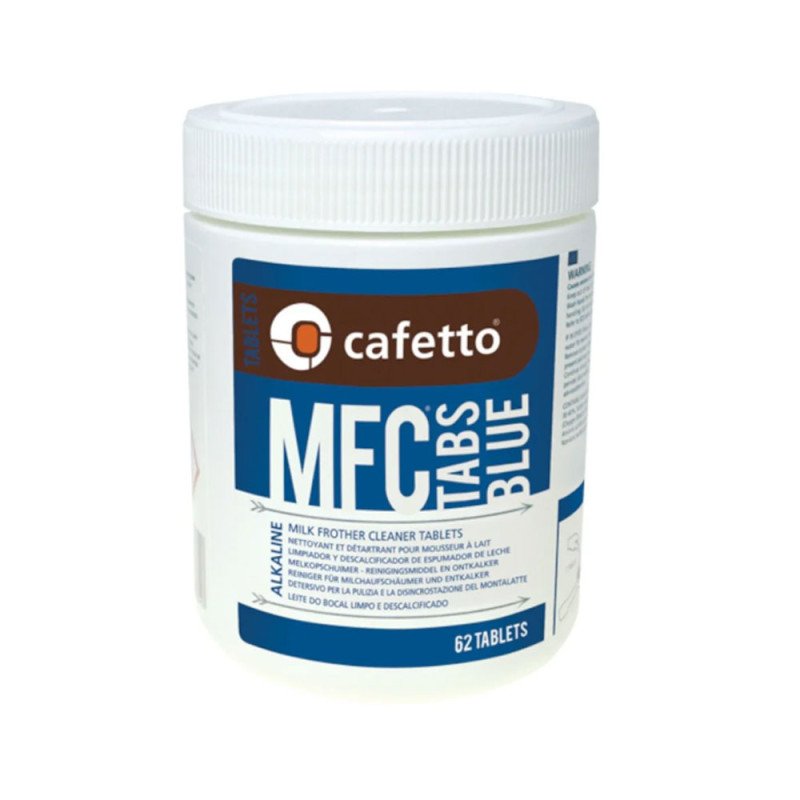 Cafetto - Ταμπλέτες καθαρισμού για γάλα MFC ΜΠΛΕ, 62 τμχ