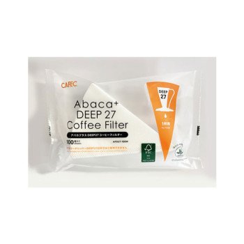 Φίλτρο καφέ - Abaca+ Deep 27 Coffee Filter (white) 100pcs	