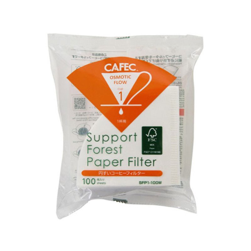 Φίλτρο καφέ - SFP (Support Forest Paper) Filter Paper with FSC certificate cup1/ 100sheets	