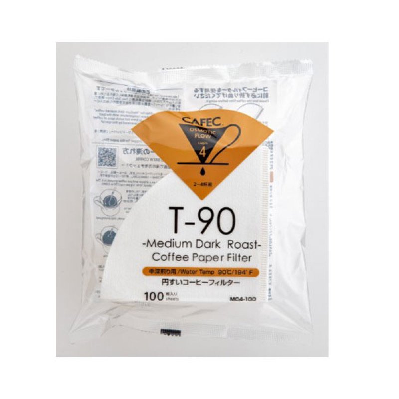 Φίλτρο καφέ - Medium-dark Roast Coffee Paper Filter cup4/100sheets	