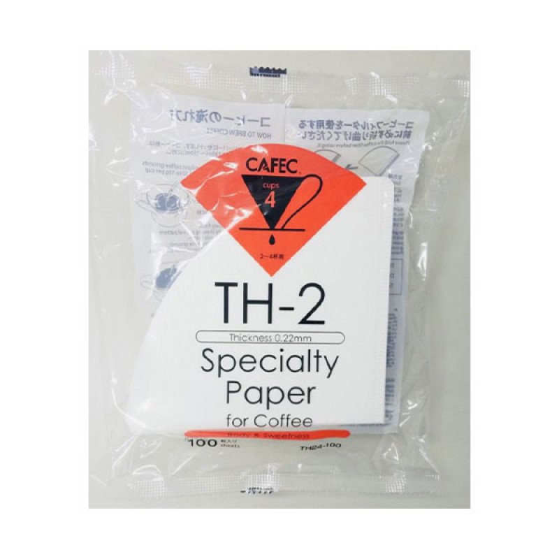 Φίλτρο καφέ - TH2 paper filter cup4 100pcs	