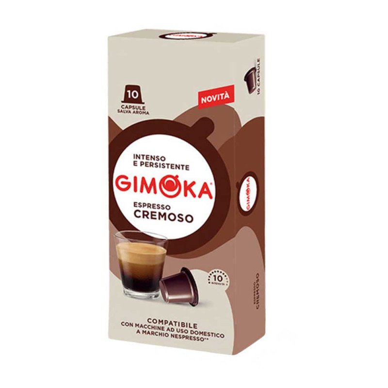 Gimoka - Cremoso, 10x nespresso συμβατές