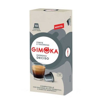 Gimoka - Deciso, 10x nespresso συμβατές κάψουλες καφέ