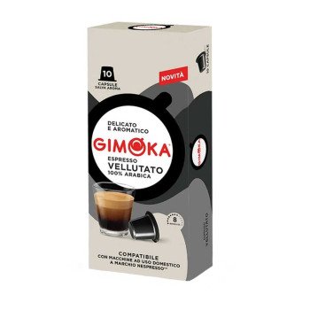 Gimoka - Vellutato 100% Αrabica, 10x nespresso συμβατές 