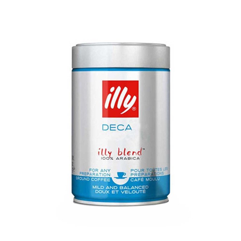 Illy - Decaffeine Blue αλεσμένος, 250g