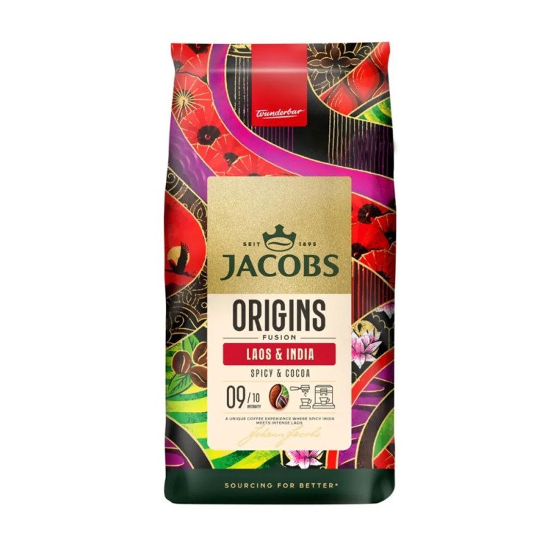 Jacobs - Origins Laos and India, 1000g σε κόκκους