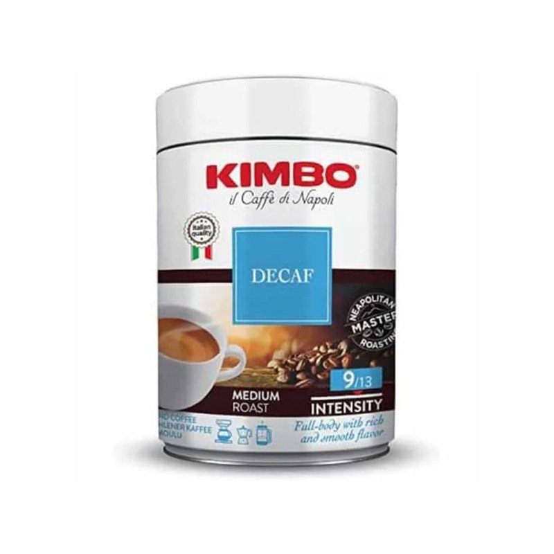 Kimbo - Decaffeinated, 250g αλεσμένος