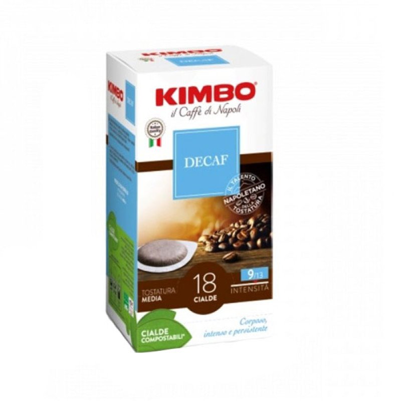 Kimbo - Decaffeinato, 18 χάρτινες ταμπλέτες