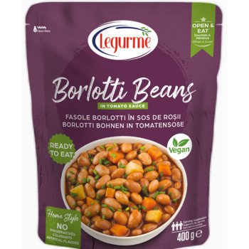 Le Gurme – Φασόλια χάντρες σε σάλτσα ντομάτας, 400g	