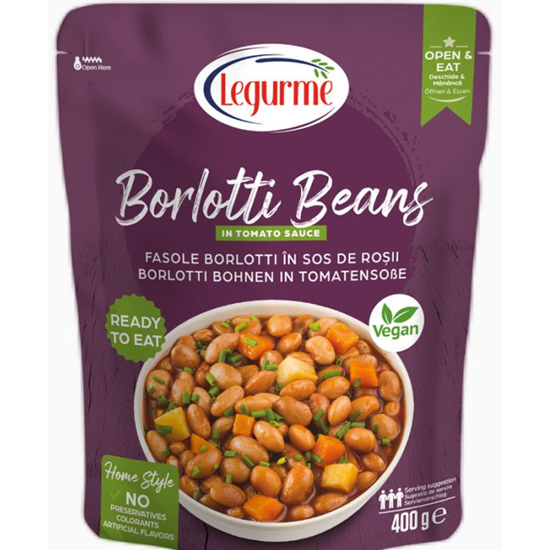 Le Gurme – Φασόλια χάντρες σε σάλτσα ντομάτας, 400g	