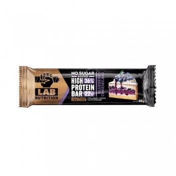 Μπάρα υψηλής πρωτεΐνης Lab - Cheesecake μύρτιλο, 60gr
