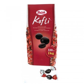 Zaini Kofli - κόκκοι καφέ με επικάλυψη σοκολάτας.