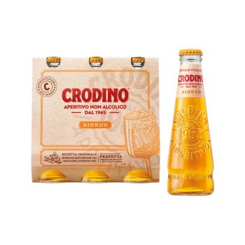 Crodino, μη αλκοολούχο aperitivo 3τμχ 175ml