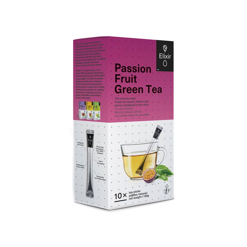 Elixir - Passion Fruit Green Tea 10 ράβδοι τσαγιού