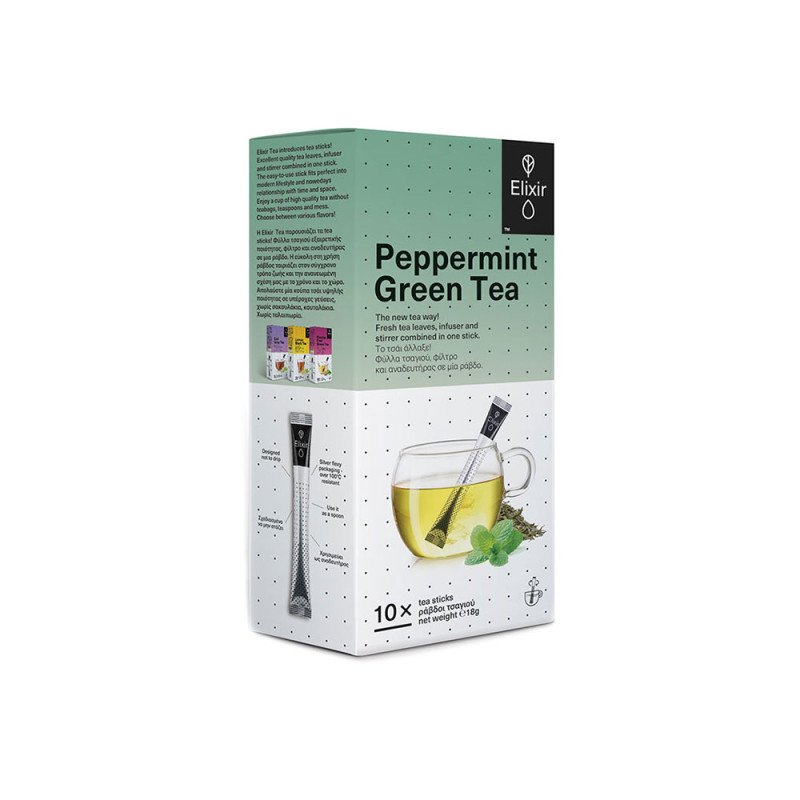Elixir - Peppermint Green Tea 10 ράβδοι τσαγιού