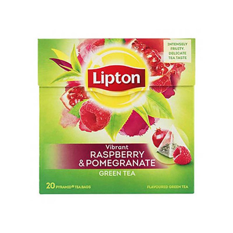 Lipton - Green Raspberry & Pomegranate, 20τμχ