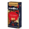 Gimoka - colombia 100% arabica, 10x nesppresso συμβατές κάψουλες καφέ