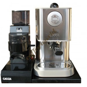 Set of Gaggia New Baby Class, Gaggia Grinder MDF and Universale