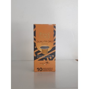 Neronobile - Qualita Oro Cremoso, 10x nespresso συμβατές κάψουλες 